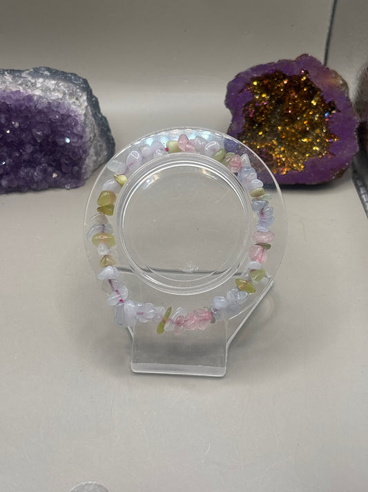 Morganit Splitterarmband