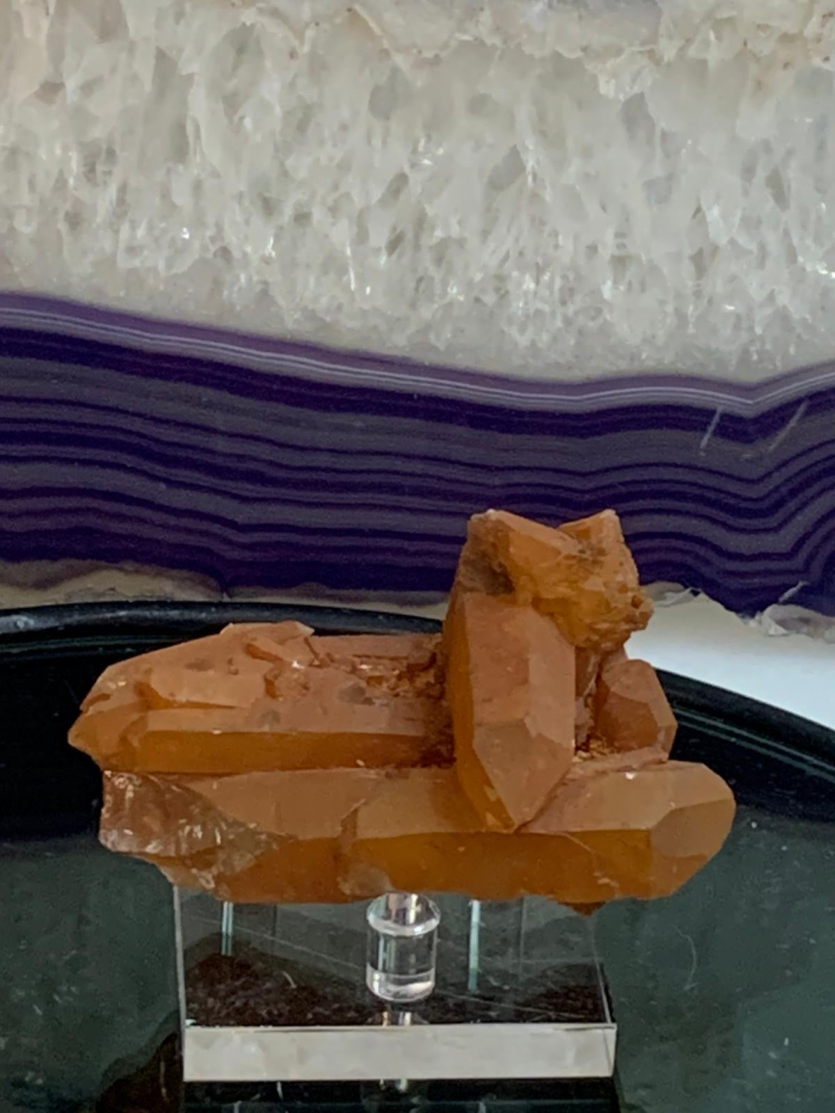 Tangerine Quarz Stufen