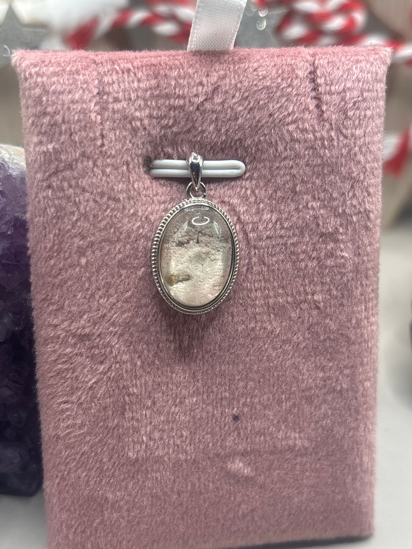 Gartenquarz klassischer Anhänger