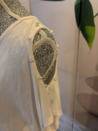 Secondhand T-Shirt mit Cutout