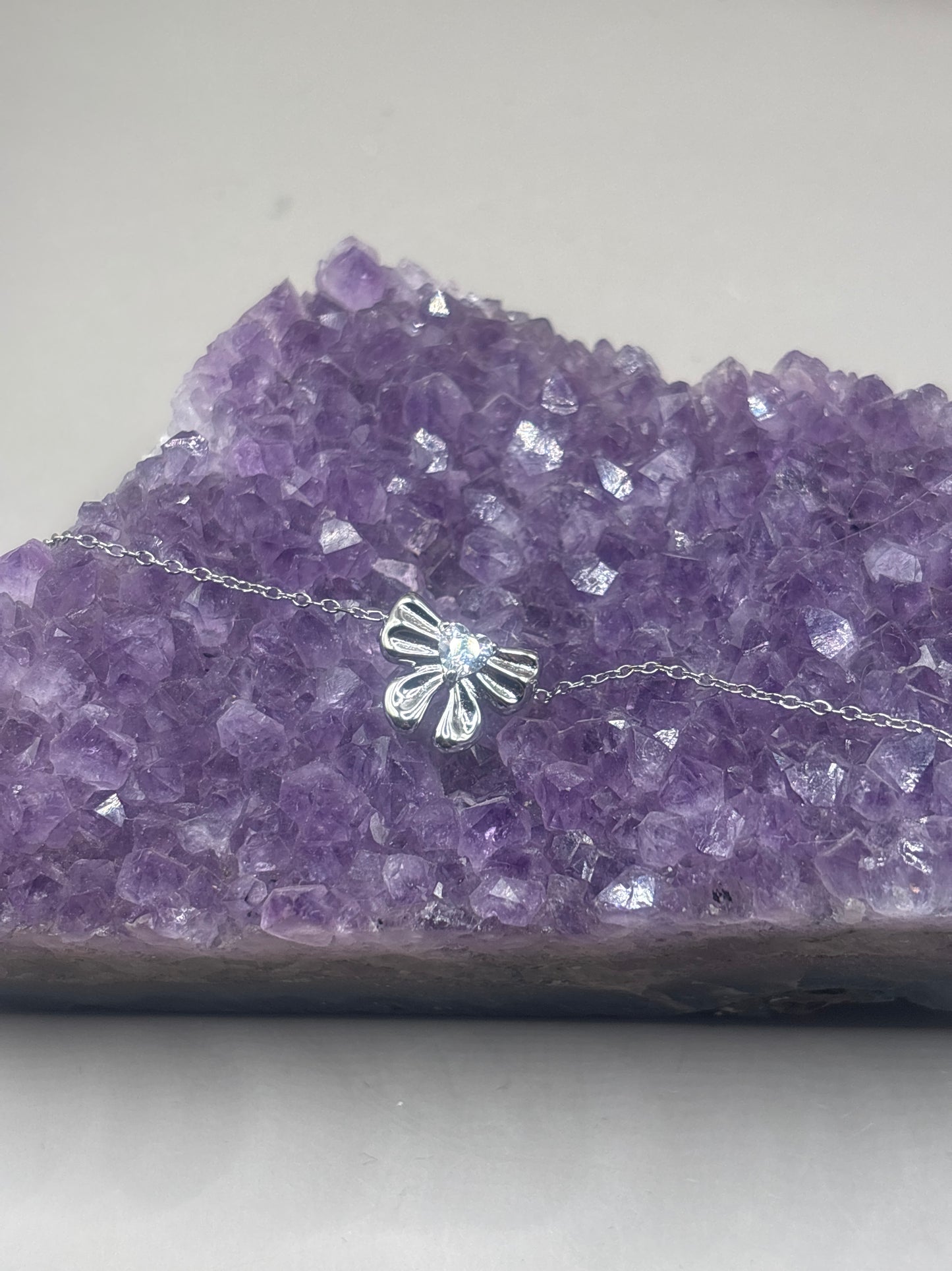 Zirkon als Schleife Armband