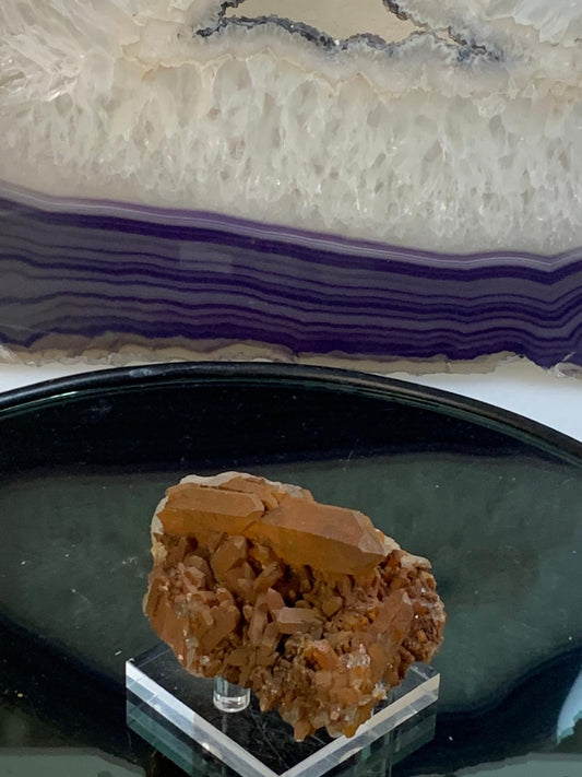 Tangerine Quarz Stufen