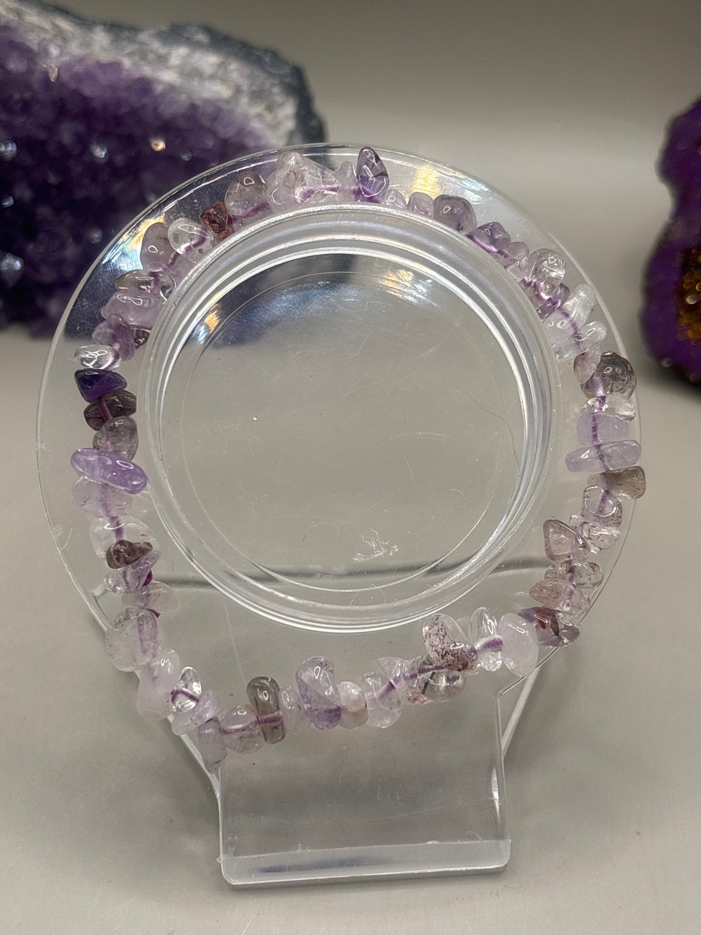 Lavendelquarz Splitterarmband