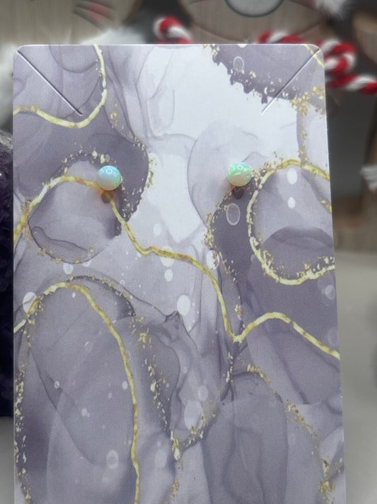 Opal Perlen Ohrstecker